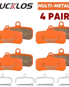 BUCKLOS Pastiglie freno a disco idraulico per bicicletta per M9120 Pastiglie freno metalliche Pastiglie freno per mountain bike da strada in metallo adatte D02S H03A N03A