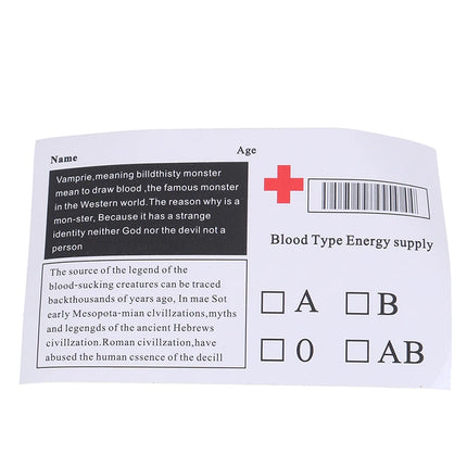 350ml reusable blood energy drink bag PVC material Halloween vampire bag props simulation blood bag Halloween party scary props