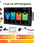 2G+32G 7 Inch Autoradio Carplay 1 Din Android Auto Car Radio GPS for Universal Stereo Multimedia Player Navigation Head Unit RDS