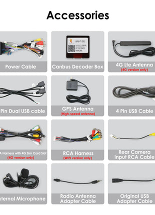 Hizpo AI Voice Autoradio Radio For Fiat Doblo 2015 - 2019 4G Car Multimedia GPS 2din Wireless CarPlay Android Auto Navigation BT - Riparo82