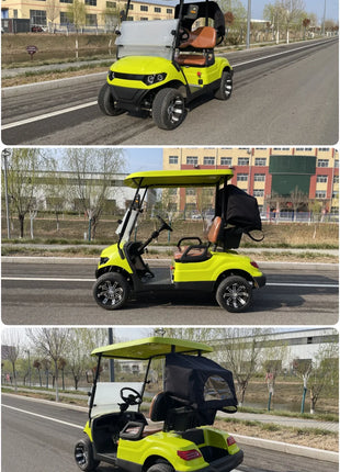 Latest Trends Golf Carts 48V 4KW Motor 2 4 Seater Golf Buggy Cart Electric with Golf Bag Straps and Basket - Riparo82