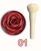 2pc Petal Blush Palette set with brush,Highgloss Contouring Cream Contour Makeup Rouge for Women Beauty Cosmetics Makeup Palette - Riparo82