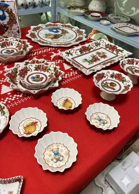 Vendita calda tedesca V Bao Stoviglie Natale Piatto da pranzo europeo Piatto da insalata Ciotola per zuppa - riparo82