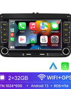 2 Din Car Radio Android 13 Car Multimedia Player GPS WiFi Carplay For Volkswagen Skoda Octavia golf 5 6 touran passat polo Jetta - Riparo82