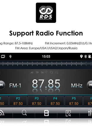 2G+32G 7 Inch Autoradio Carplay 1 Din Android Auto Car Radio GPS for Universal Stereo Multimedia Player Navigation Head Unit RDS - Riparo82