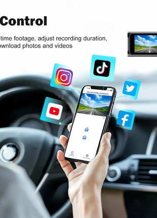 Ultra HD 4K Car Front Dash Cam Mini WIFI DVR Black Box Room With 24H Parking Monitor Night Vision,GPS/Rear View Camera Optional - Riparo82
