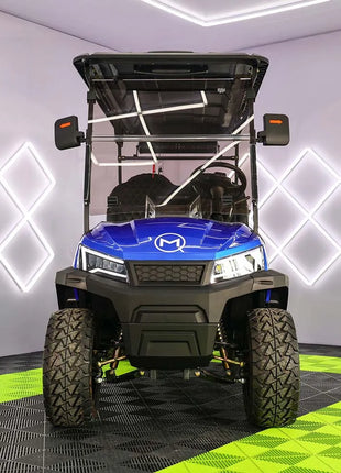 Street Legal Electric Golf Cart 4 Seats 5000W Scooter Go Kart ATV Adult Touring Classic Solar Golf Cart - Riparo82