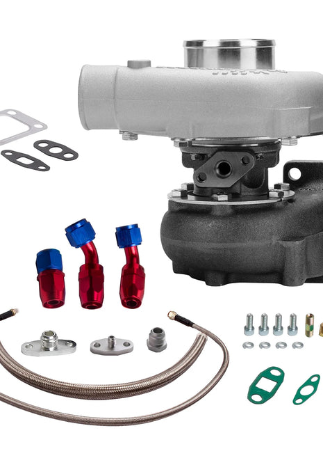 Universal Oil Line Kit Turbo T04E .57 A/R oil Cold Turbocharger 1.5-2.5L engine