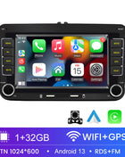 2 Din Car Radio Android 13 Car Multimedia Player GPS WiFi Carplay For Volkswagen Skoda Octavia golf 5 6 touran passat polo Jetta - Riparo82