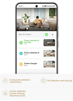 New xiaomiI Smart Camera 4 Dual-band Wi-Fi 68MP 4K HDR AI Tracking,Night VisionTwo-Way Audio,Home Security Baby Monitor CCTV CN - Riparo82