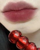 Matte Velvet Lipstick Cute Gourd Shape Easy To Wear Solid Lip Gloss Waterproof Non-stick Cup Lip Tint Korea Makeup Cosmetics - Riparo82