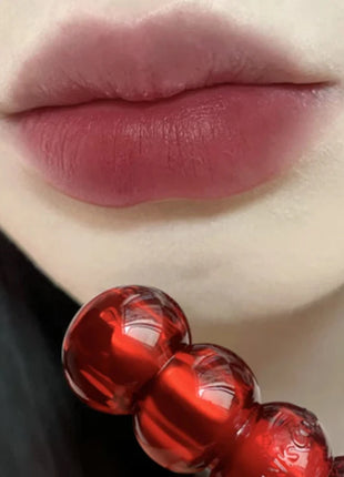 Matte Velvet Lipstick Cute Gourd Shape Easy To Wear Solid Lip Gloss Waterproof Non-stick Cup Lip Tint Korea Makeup Cosmetics - Riparo82
