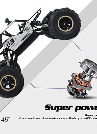 ZWN 1:16 4WD RC Auto 2.4G Radio Auto telecomandate Buggy ricaricabile 4x4 Camion telecomandati fuoristrada Ragazzi Giocattoli per i regali dei bambini