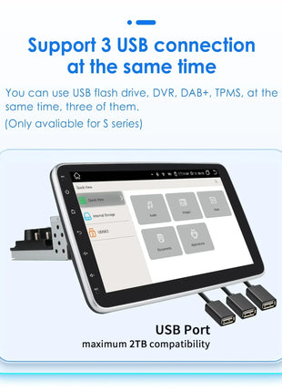 Hizpo 10.1" Universal CarPlay Android Auto Radio For VW Volkswagen Fiat Renault Nissan Hyundai 4G Car Multimedia Autoradio 1 Din - Riparo82