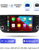 1 Din Android 14 Car Radio For Fiat/Linea/Punto evo 2012-2015 Multimedia Screen GPS Navigation Stereo Audio Head Unit Carplay 4G - Riparo82