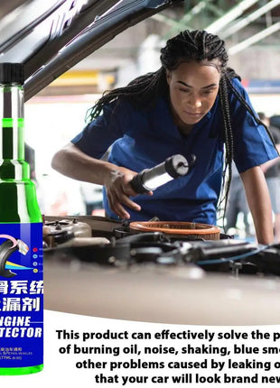 Engine Oil Leak Repair Professional Leak-Proof Engine Oil Additive Seal Activator Leak Stop Agent For Car Engines Engine Noise - Riparo82