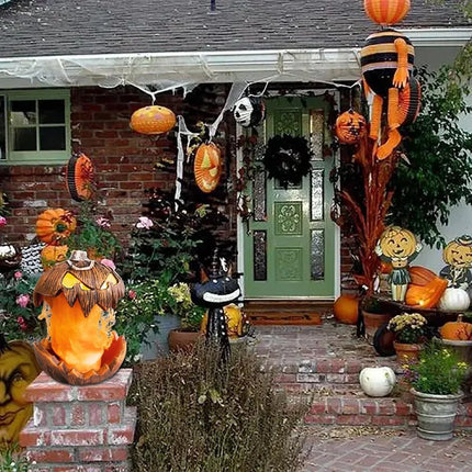 Pumpkin Halloween Animated Prop Rising Falling Terrifying Sound Atmosphere Light Scary Haunted House Party Decoration Gifts New