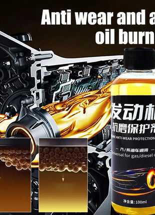 Car Engine Cylinder Repair Agent Diesel Gasoline Additive Oil Engine Protection Noise Reduction Anti-Wear Repair Lubricating Oil - Riparo82