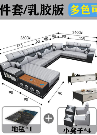Divani da soggiorno di design nordico Divano da pavimento in pelle Divani replica reclinabili Decorazioni rilassanti Balcone Muebles Mobili per hotel