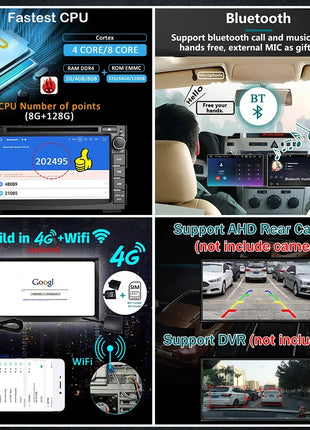 Wireless Carplay Android 14 Auto 7'' autoradio For KIA Ceed Venga 2010-2016 Android AUTO 2din Car Radio Multimedia Screen 4G LTE - Riparo82