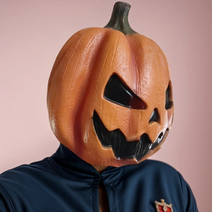Pumpkin Head Mask for Halloween Scary Pumpkin Mask for Adult Jack Lantern Mask Pumpkin Head Costume