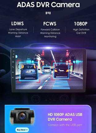 7"/9"/10" 2 Din Android12 Universal Car Multimedia Player For Hyundai Honda Nissan Toyota Kia Autoradio Unit WIFI GPS Car Audio - Riparo82