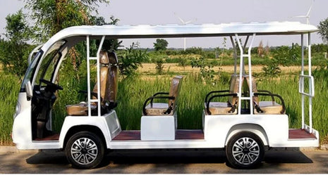 Electric Minibus City Reception Car Lithium Battery driven 7000W Adult High Power Electric Sightseeing Car Long Distance - Riparo82