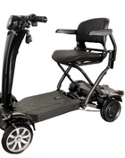 4 Wheel Automatic Foldable Electric Scooter For Adults With Seat 500W 36V Mobility Scooters For Seniors Removable Battery - Riparo82