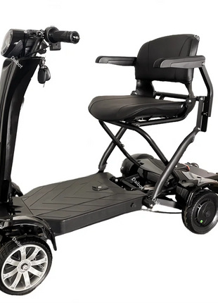 4 Wheel Automatic Foldable Electric Scooter For Adults With Seat 500W 36V Mobility Scooters For Seniors Removable Battery - Riparo82