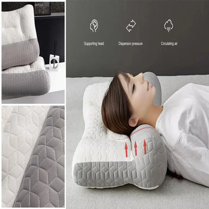 Orthopedic Deep Sleep Pillow Elastic Memory Foam Sleeping Cervical Neck Pillow Pain Relief Slow Rebound Bed Pillow