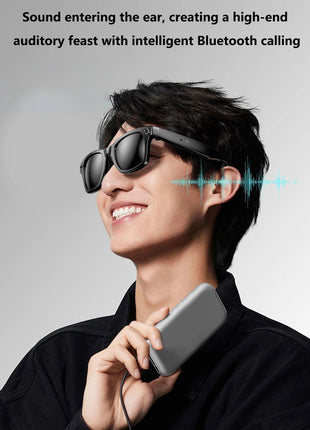 Xiaomi AI Smart Glasses with Camera Sunglasses Mini Camera Video Recorder Wireless Bluetooth Call Anti-blue Glasses for Man Wome - Riparo82