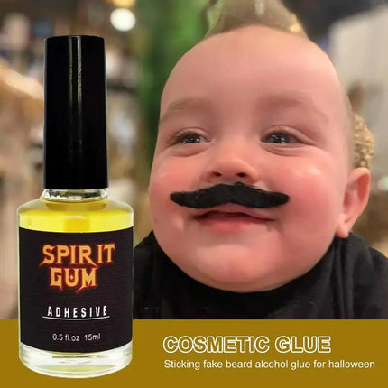 Makeup Spirit Gum Fake Beard Glue Adhesive for High Simulation Face Makeup Halloween Costumes Accessories for Halloween Parties