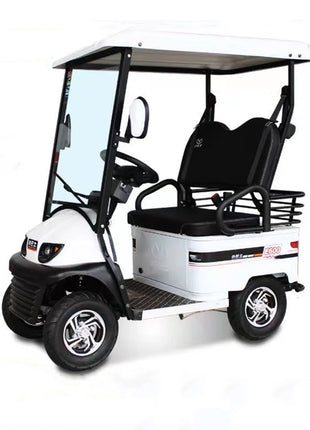 Mini Autobus Elettrico 2-4 Posti con Tetto - Scooter Turistico Doppia Fila - riparo82