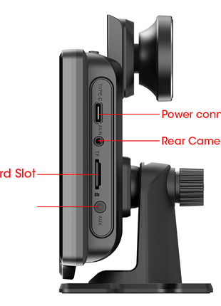 10.26'' Dash Cam 4K Car Mirror Video Player Wireless Carplay Android Auto GPS Car Monitor Multimedia Rearview Camera Dashboard - Riparo82