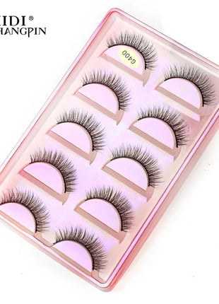 Faux Cils 3/5 Pairs False Eyelashes make up Natural Long Dramatic Halloween Eyeylash 3D Mink Lashes Tools Extension maquiagem - Riparo82