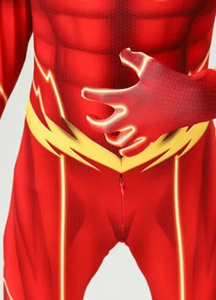 Costume Flash Man Carnevale 2026 - Set 2 Pezzi con Maschera e Copricapo Bambini