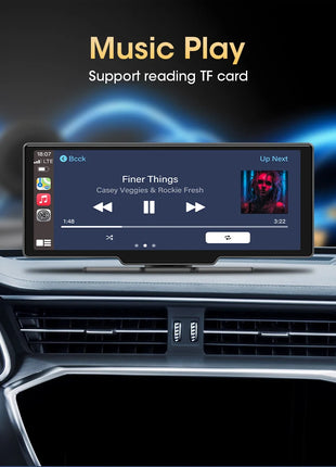 10.26" Wireless Carplay Android Auto Screen Car Radio Multimedia Video Player Rearview Camera Automotive Accessories 5G WIFI FM - Riparo82