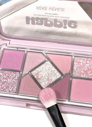 Mint diffuse pink blue small pink frame nine-color eyeshadow palette low saturation clear mint green pearl matte gentle pure des - Riparo82