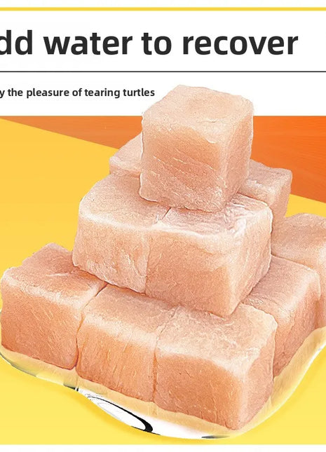 BESSN Aquatic Turtle Food - High Protein Freeze-Dried Shrimp&Meat Mix for Red-Eared Slider,Snapping Turtle&Terrapin - Riparo82