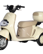 800W Pink/Grey/Red Adults 3 Wheel Electric Tricycle Small With Hidden Foldable Baby Seat/Parent Child Electric Scooter Fashion - Riparo82