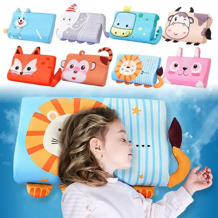Toddler Pillows for Sleeping Comfortable Neck Support Breathable Skin-Friendly Travel Cushion for Kids Small Pillow for Nap Time