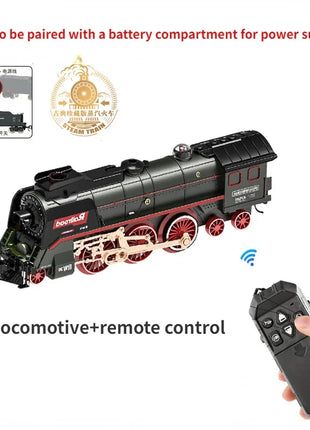 Locomotiva ferroviaria classica Accessori per treni a vapore retrò Carrozza Paletta Pista del treno Giocattoli per bambini per ragazzo - riparo82