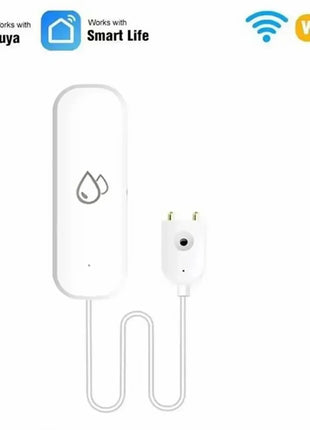 Tuya Smart WiFi/Zigbee Water Leak Sensor – Real-Time Flood Detector with App Alerts & Remote Monitoring - Riparo82
