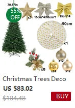 Set di decorazioni per albero di Natale da 3 m 2.1/2.4 Grandi ornamenti natalizi fai da te per alberi Decorazioni per la casa per feste Appese Drop Shipping