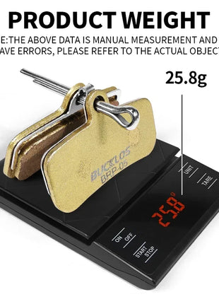 BUCKLOS MTB Pastiglie Freno A Disco per SHIMANO D02S Pastiglie Freno Idraulico In Metallo A Base di Rame Pastiglie Freno Per Mountain Bike per M9120 M820 M810
