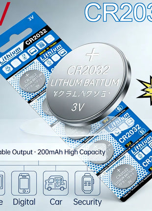 2-30PCS 3V 200mAh CR2032 Batteria Al Litio CR 2032 DL2032 ECR2032 Per Orologio Giocattolo Calcolatrice Chiave Dell'automobile Celle del Pulsante di Controllo Remoto