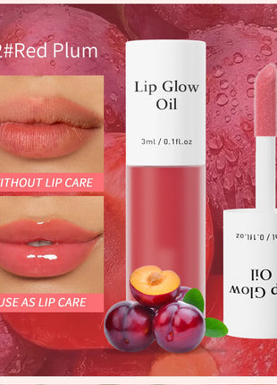 Lip Glaze Lip Oil Moisturizing Shiny Lipgloss Long lasting Makeup Lip Tint Lips Moisturizer Jelly Lipstick Oil Moisturizing Balm - Riparo82