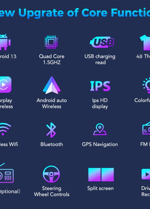 2 Din Car Radio Android 13 Car Multimedia Player GPS WiFi Carplay For Volkswagen Skoda Octavia golf 5 6 touran passat polo Jetta - Riparo82