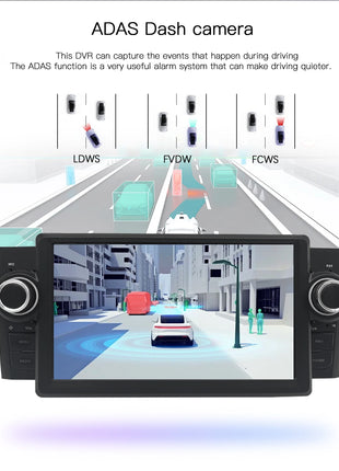 7"Wireless Carplay AutoRadio 2 din Android 14 For Fiat Grande Punto Linea 2009-2015 Multimedia Screen Audio GPS Navigation RDS - Riparo82