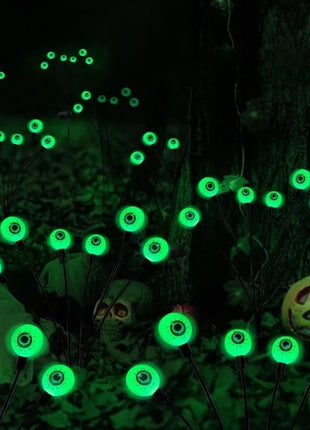 1PCS Halloween LED Eyeball Lights Solar Garden Lawn Lights Outdoor Scary Decoration Lights Halloween Party Decoration - Riparo82